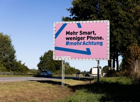Aktion: Plakatmotive #mehrAchtung auf unseren Straßen