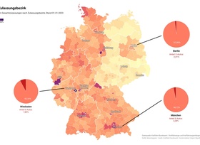 Zulassungszahlen E-Autos: Bayern dominiert Ranking