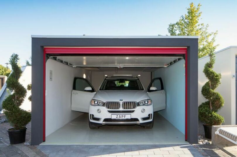 Barrierefreie Garage für das Auto